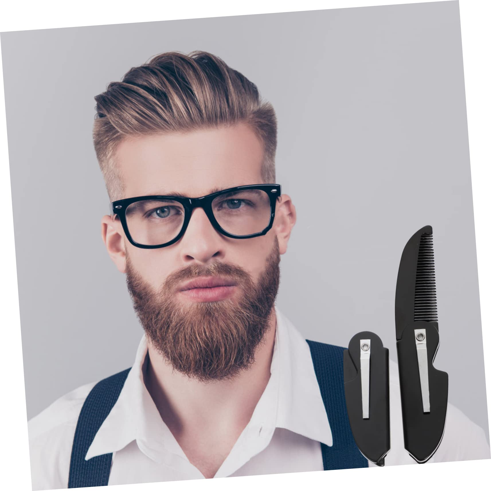 Mipcase 20pezzi Pettine Da Barba Di Combs Per Uomo Accessorio Pratico e Stile Elegante Per Uso Professionale e Domestico