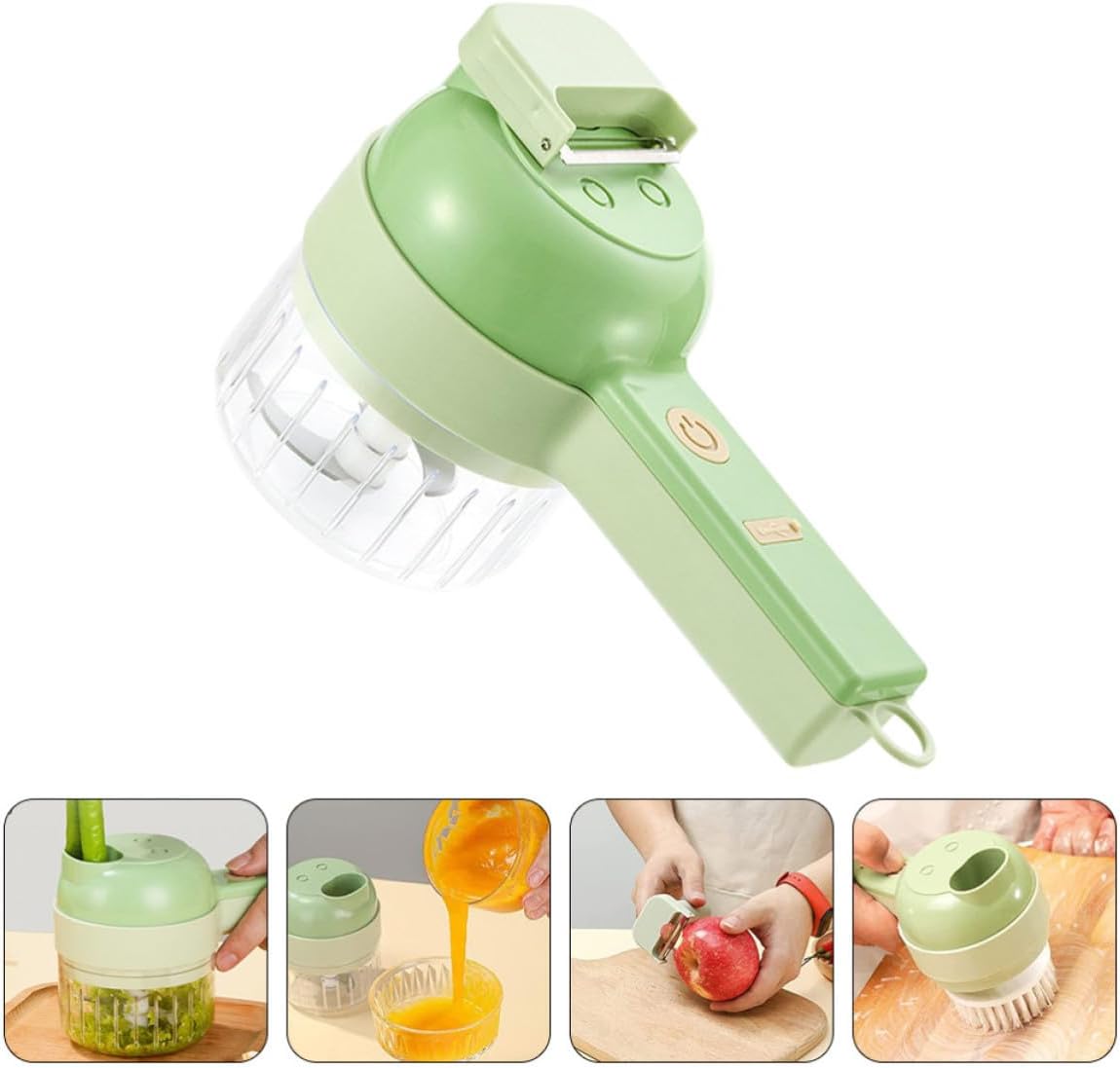 Electric Garlic Chopper 200ml Portable Meat Mincer with Type-c Charging Lightweight Abs and Stainless Steel for Butcher Shop and Supermarket Use