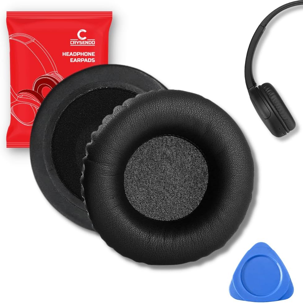 Replacement Ear Pads for JBL Infinity Glide 500 & 700 Ear Cushion | PU Leather replacement headphone cushions for worn earpads; comfortable daily headset use; easy-fit replacement design; Black