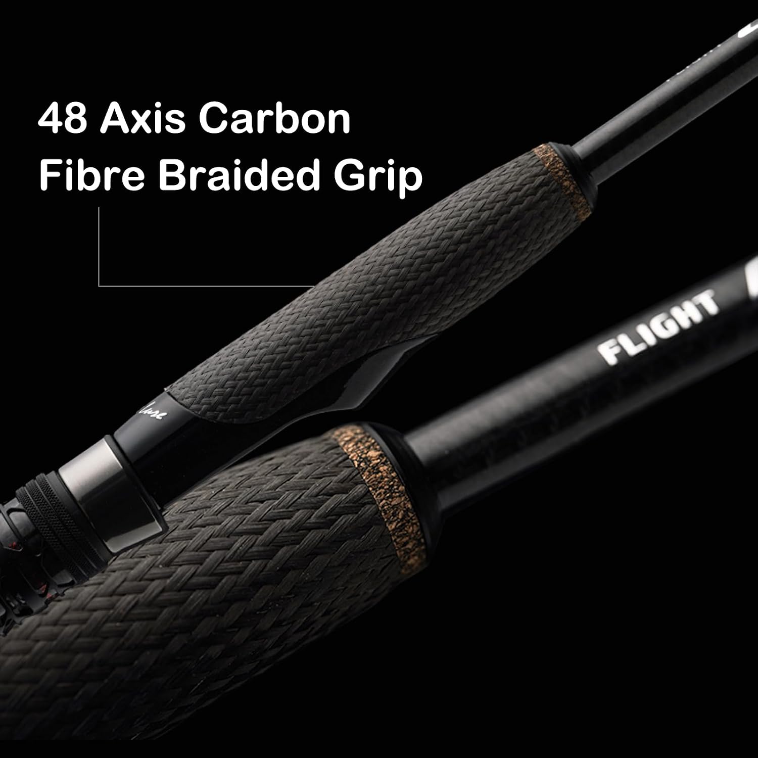 PURELURE New Flight Dance Inshore Spinning Rod, Saltwater Fishing Rod 10ft, ML-H Power, TORAY M40X+T1100 Carbon Fiber Blank 2 Piece, 24K Carbon Reverse Weave Handle, Fuji SIC Guides, Fuji Reel Seat