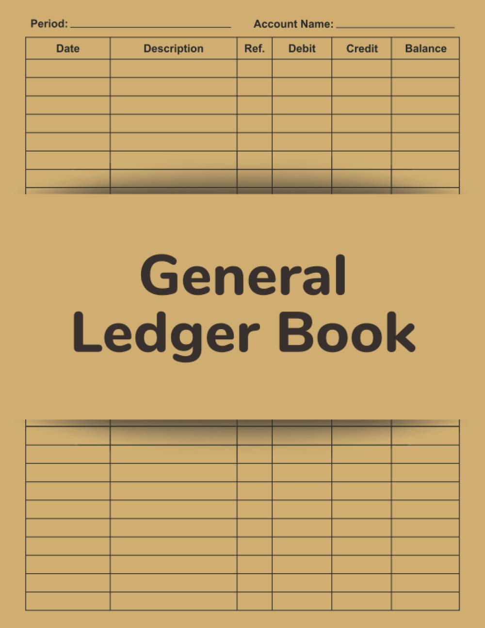 General Ledger Book: Business Accounting Log Book for Finances and Transactions
