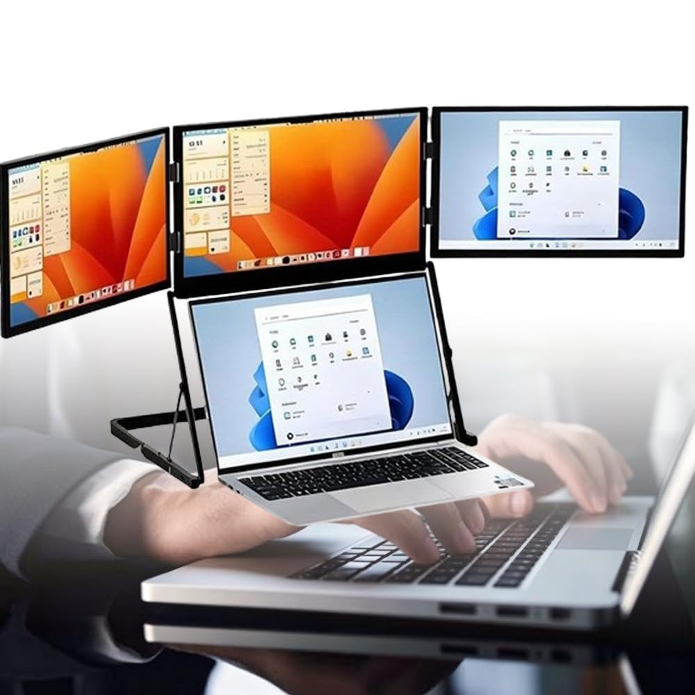 Potrójny Monitor Do Laptopa 14/15,6 Cala Z Kątem Widzenia 178° 14