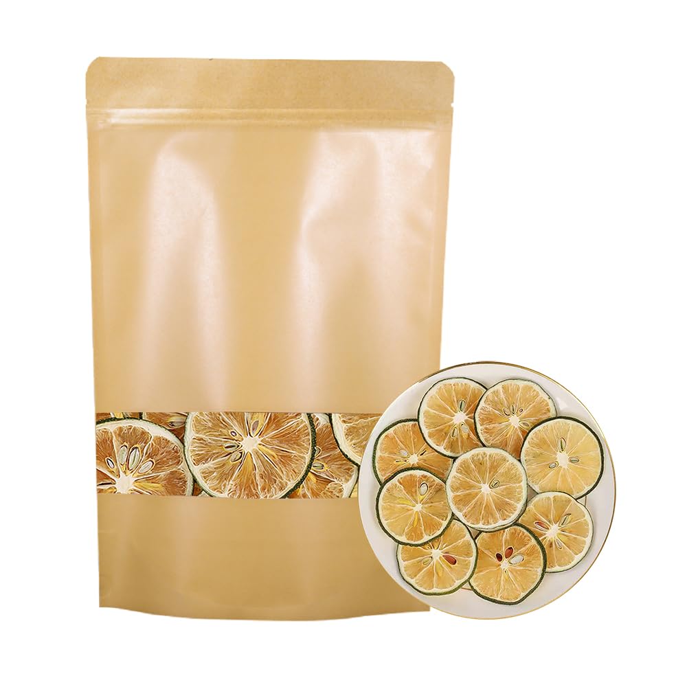 Dried Lime Slices 17.6oz/500g, Dehydrated Lime For Cocktails，Cake Decoration Cocktail Decoration Table Flowers Candle Crafts, No Additives, No Sugar