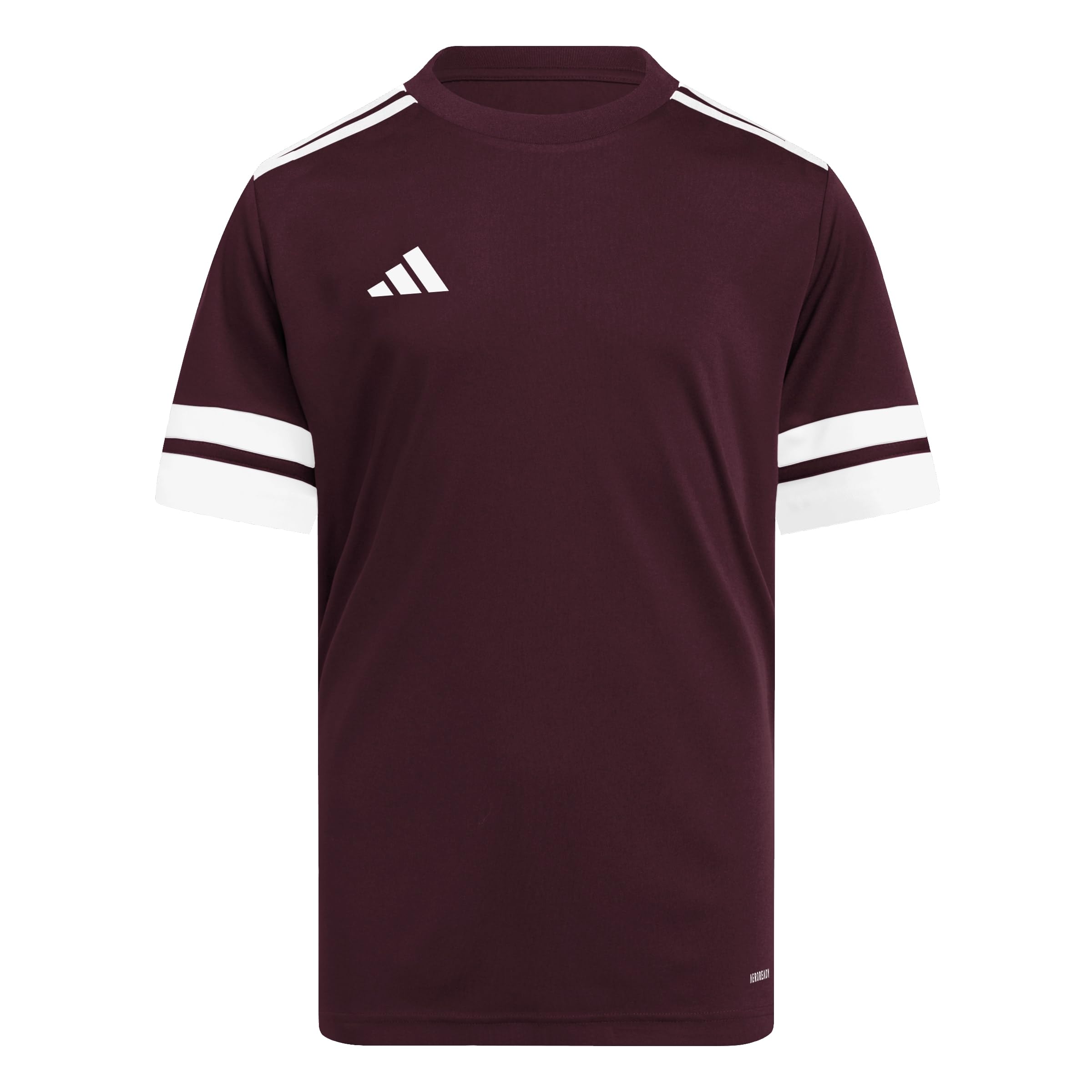 adidas Unisex Kids Squadra25 Jersey Short Sleeve Kids Shirt, Team Maroon 2/White, 13-14 Years