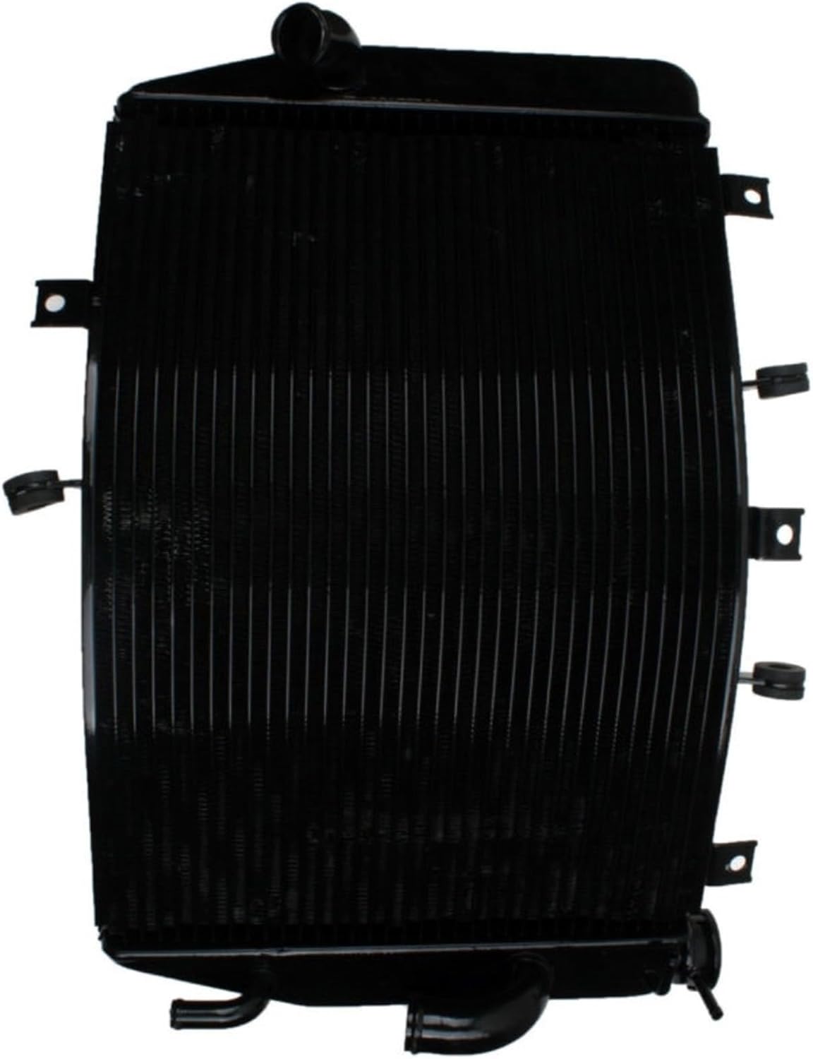 冷却機能付きクーラー 黒 Ni.n/ja ZX10R ZX-10R 2006-2007用オートバイラジエータークーラー冷却