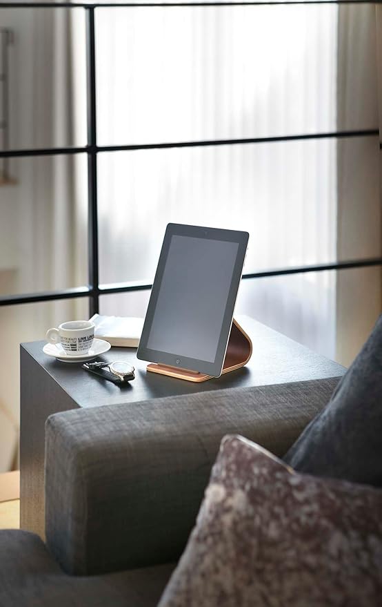 Soporte de madera YAMAZAKI Rin para tabletas miniatura 2