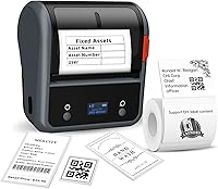 Vista 1 de NIIMBOT Label Maker Machine, B3S Thermal Label Maker, Upgrade 3Inch Thermal Label Printer, Portable Label Maker with 1Pack 70x40mm Label, Bluetooth