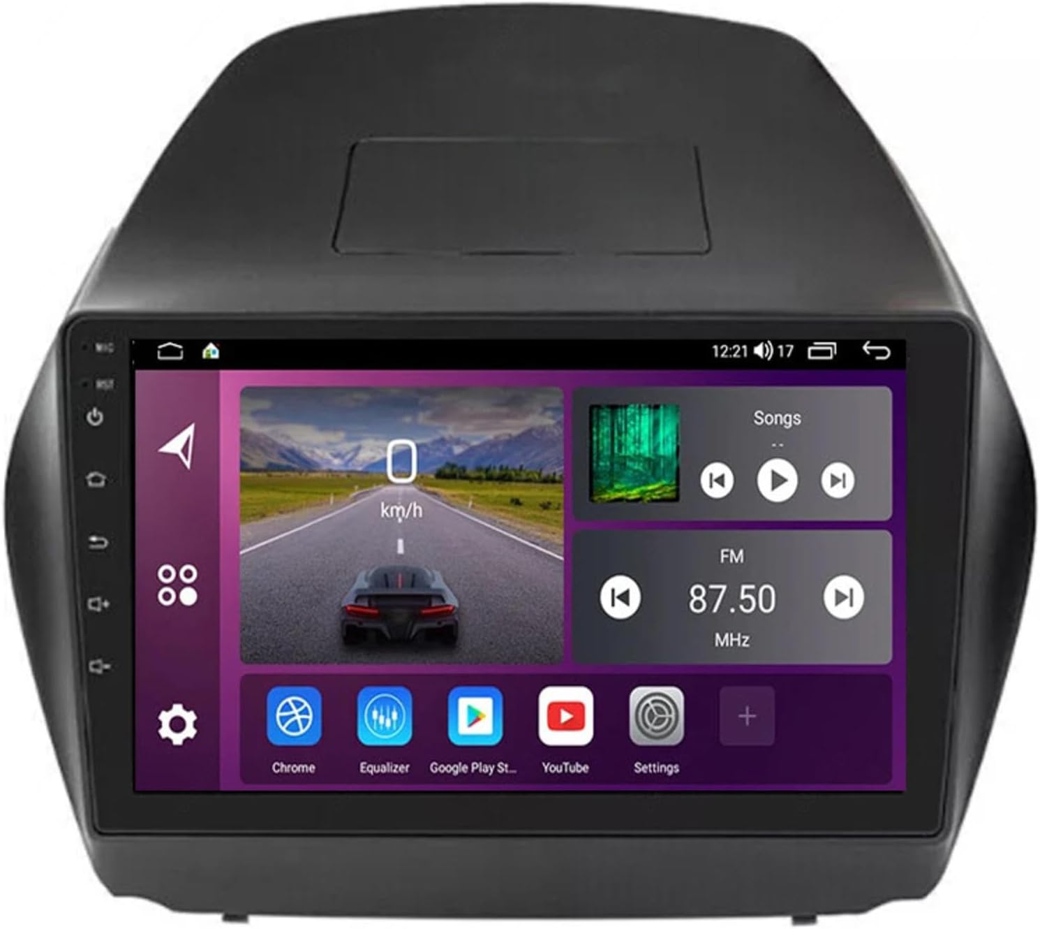 Android 16 Odtwarzacz Samochodowy Radio 9-calowy Ekran Dotykowy Multimedia Dla Hyundai tucson 2009-2015, Nawigacja Gps Obsługa Bluetooth 4g Wi-fi, Kamera Cofania Mirror Link,M105
