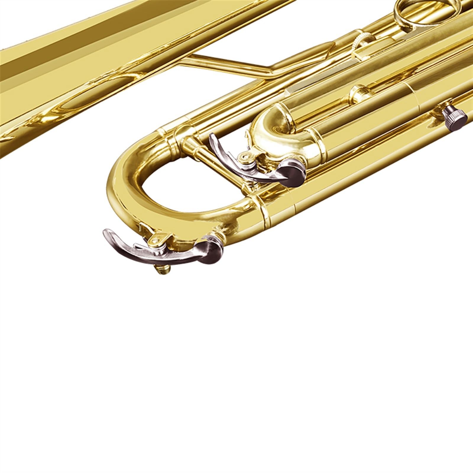 Standard Trompeten Trompeteninstrument B-Trompete Dreiton-Blasinstrument Anfänger Standard Messing Edelstahl