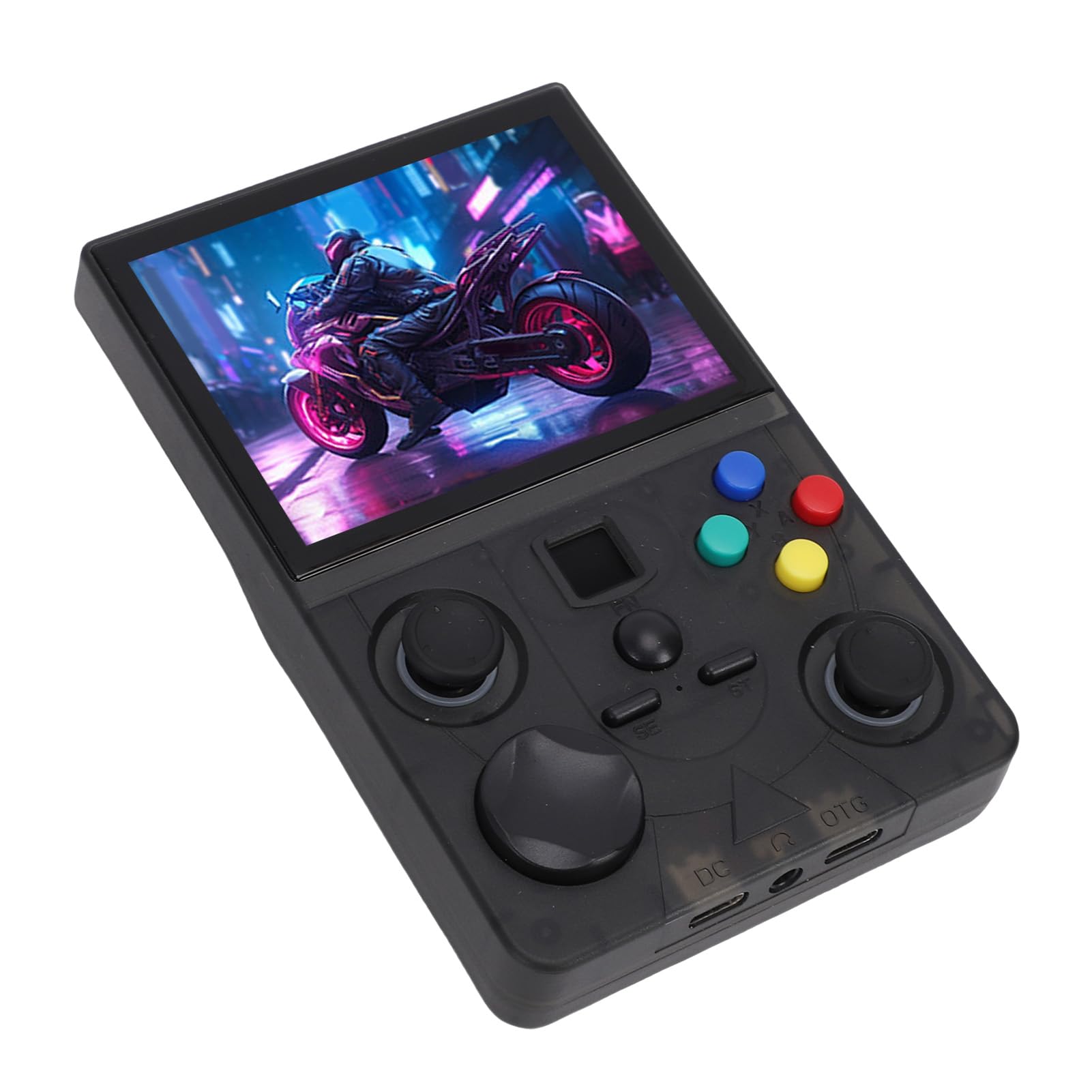 Zunate Console di Gioco Portatile Schermo HD WiFi Open Source Doppio Joystick per Casa e Viaggio Console per Videogiochi retrò Portatile ABS Nera per (64G)