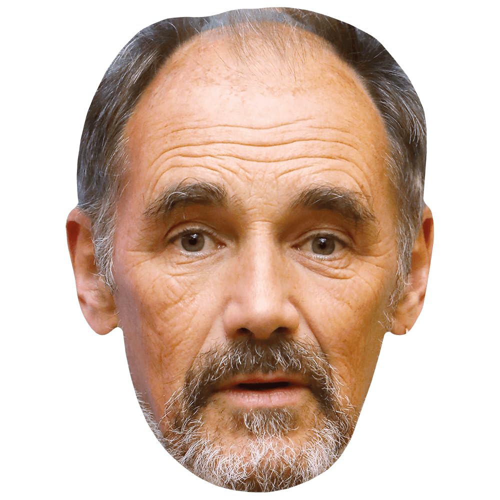 Mark Rylance (Beard) Celebrity Mask, Flat Card Face, Fancy Dress Mask