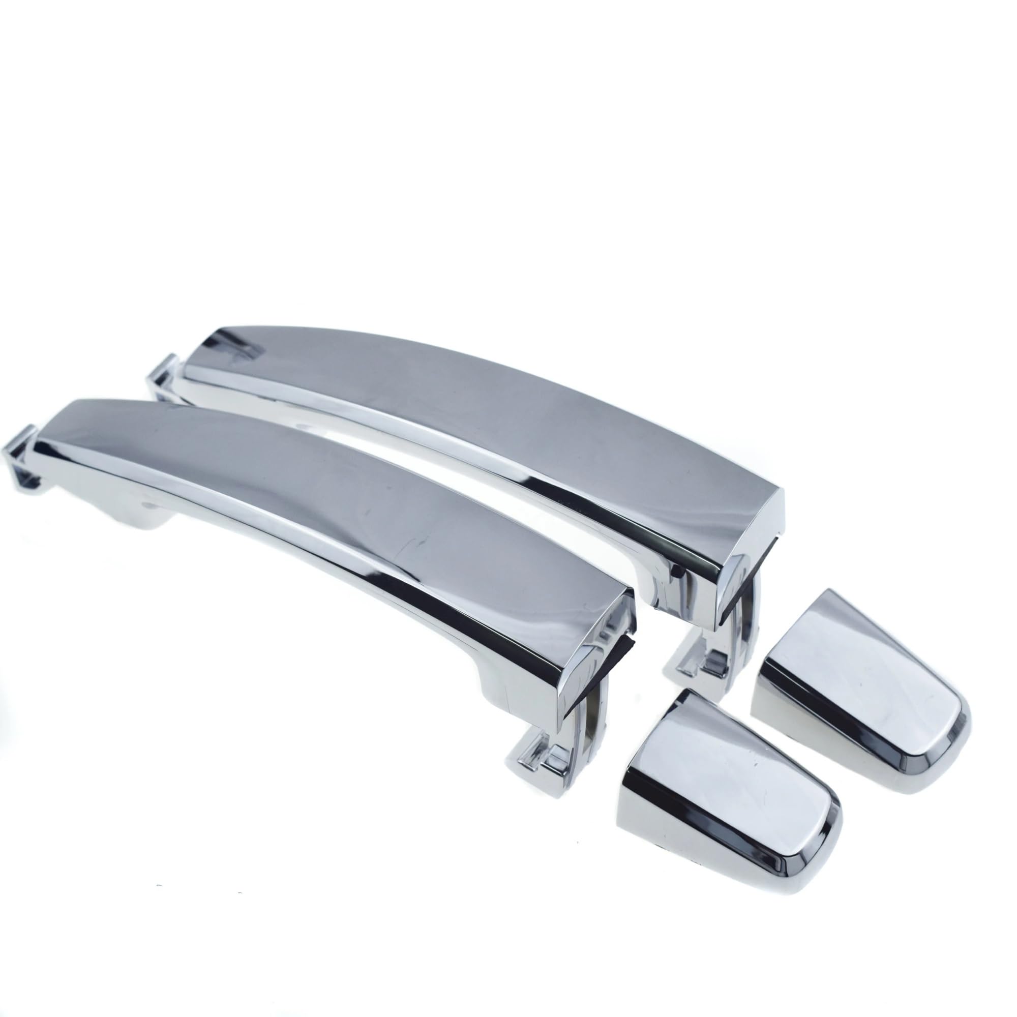 Hillar Rear Side X2 Door Outer Handle For Chevrolet For Captiva 2007-2015 For Aveo 2007-2011 Chrome Exterior Door Handle 96468266 96468306(Rear Side X2)