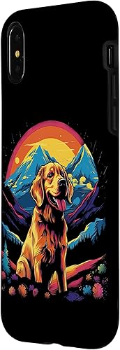 Miniatura 8 de Funda estilo vintage para iPhone 13 Pro Max Golden Retriever