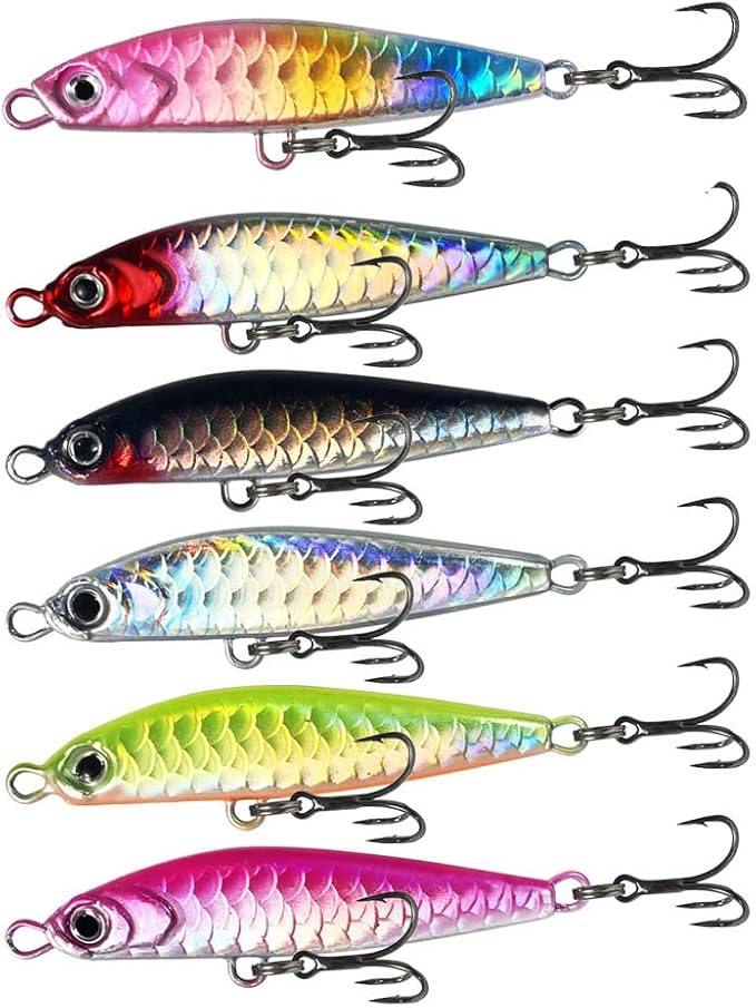 Leurres Artificiels Pour Pêche En Mer - Lot Pour Traîne, Spinning, Bar, Truite, Modèles Variés