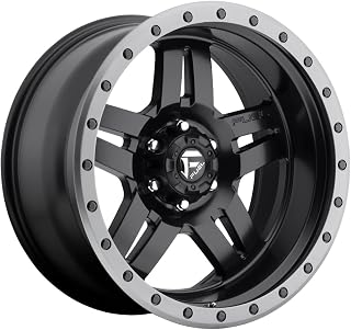 Fuel Anza black Wheel with Painted Finish (17 x 8.5 inches /6 x 5 inches, -6 mm Offset)
