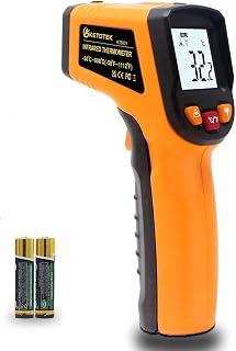 Ketotek Digital Infrared Thermometer Temperature Gun -58°F to 1112 °F(-50°C to 600°C) Handheld Non Contact IR Laser Thermometer KT600Y for Cooking Meat Refrigerator Pool Pizza Oven BBQ Food