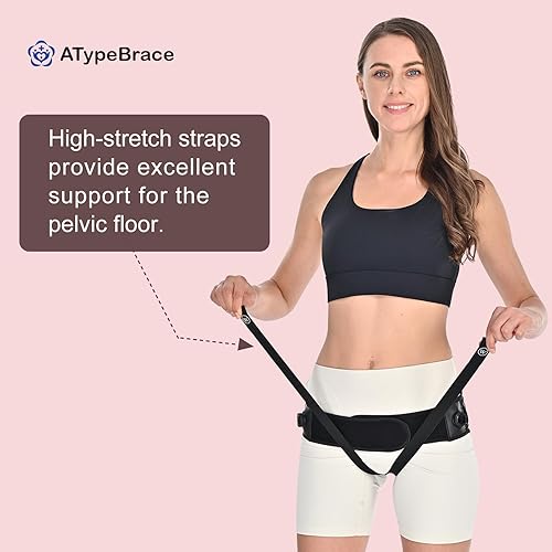 Miniatura 5 de Cinturón de apoyo pélvico para embarazo y posparto, con dos correas de ingle que proporcionan apoyo para las varicosidades vulvares y soporte de