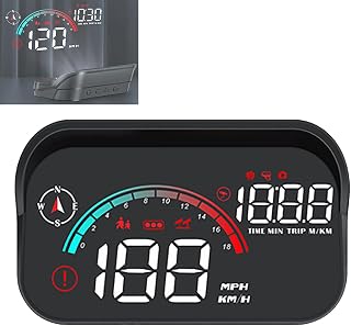 Car HUD Head Up Display for KIA Rio K3 Forte/Cerato K4 Optima/K5 Cadenza/K7 K8 K900/K9, Digital GPS Speedometer with Speed and Overspeed, USB Cable Plug and Play, Windshield Speedometer Projector
