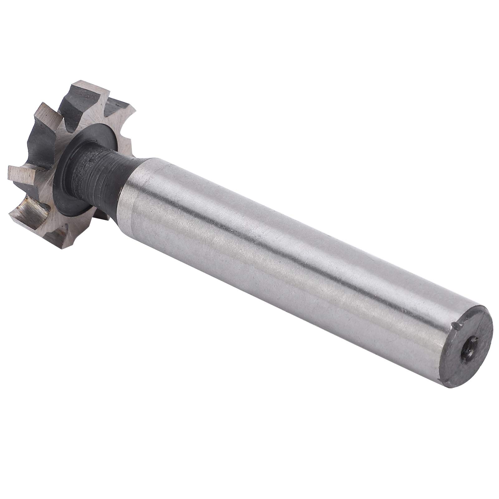 Fraise à rainure en T professionnelle, fraise à rainure en T HSS tige droite fraise à siège Clé semi-circulaire outils de travail du bois 4x19x10mm