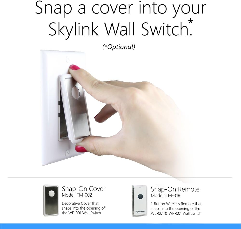 SK-8 Wireless DIY 3-Way On Off Anywhere Lighting Home Control Wall Switch Set - No neutral wire required