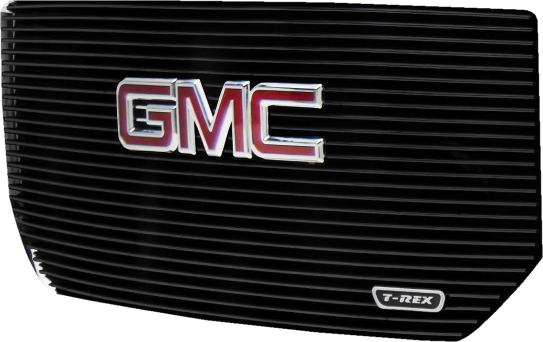 T-Rex Grilles 2016-2018 Sierra 1500 Laser Billet Grille, Black, 1 Pc, Insert, with Logo Cutout - PN #6202131