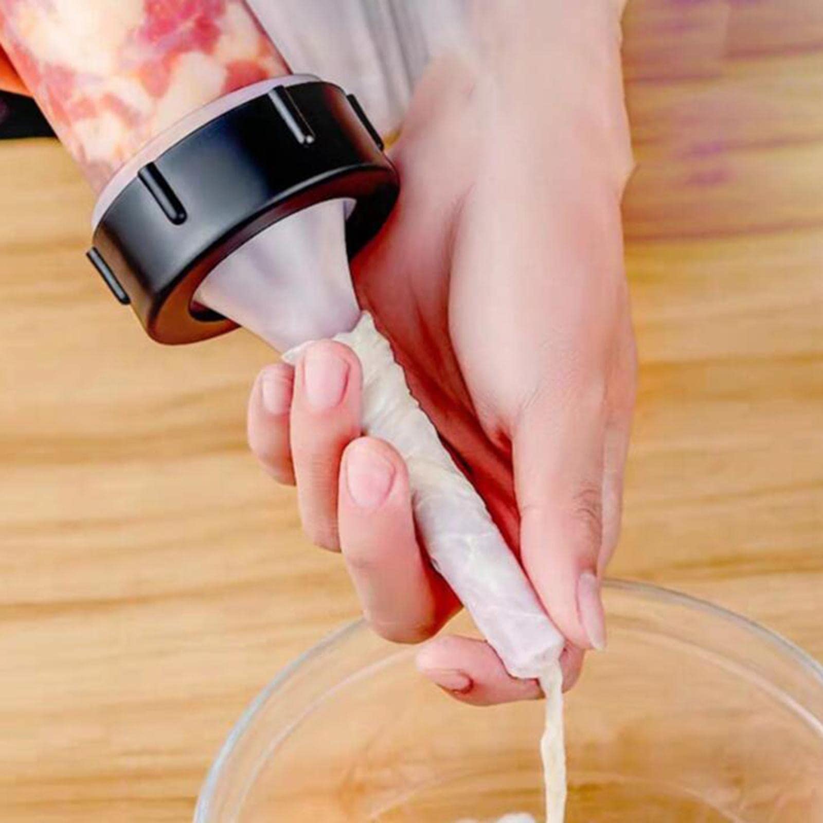 MYADDICTION Manual Sausage Stuffer Meat Stuffer Filler Sausage Machine Screw Cover Stainless Steel Restaurant & Catering | Commercial Kitchen Equipment | Food Preparation Equipment