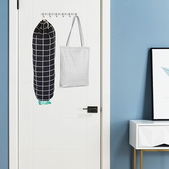 Plastic Bag Holder, Foldable Washable Grocery Bag Dispenser Recycling Shopping Bag Organizer Grocery Bag Storage Holder Carrier BagShopping Bag Holder Organizer and Dispenser for Home Kitchen