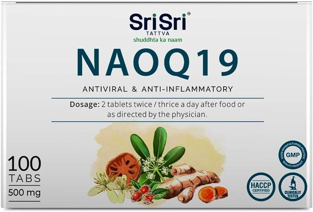 Sri Sri TATTVA NAOQ19 Immunity Build Up & Protection 60 Tablet (Pack 1)