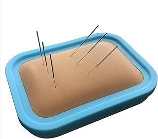 Injection Training Pad for Nurse, Human Skin Injection Pad Training Model Silicone Acupuncture Model for Nurse Student Medical Practice Teaching Tool