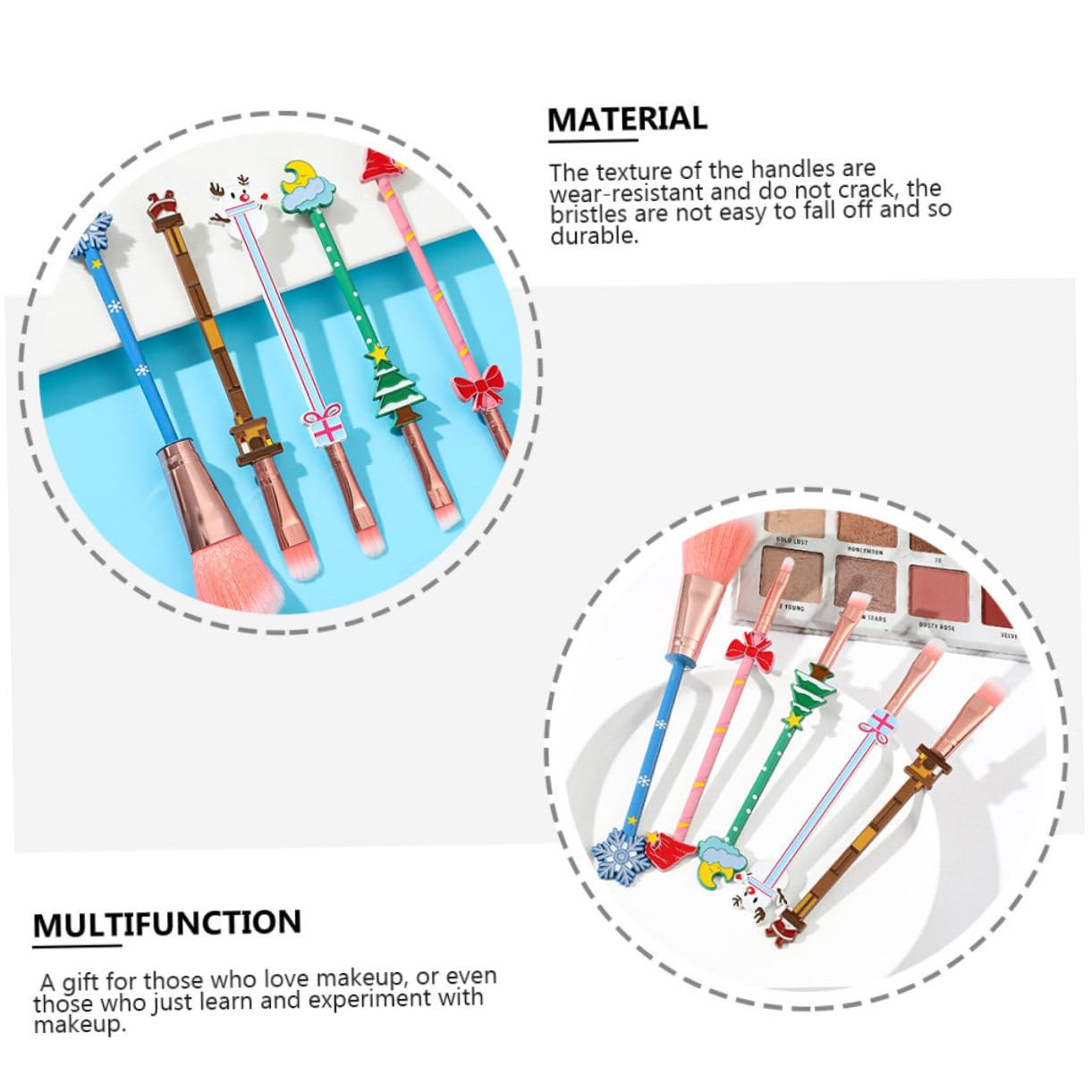 Healeved 15pièces Set De Pinceaux De Maquillage Kit De Brosse Pour Maquillage Confortable Avec De Outils De Pour Usage à
