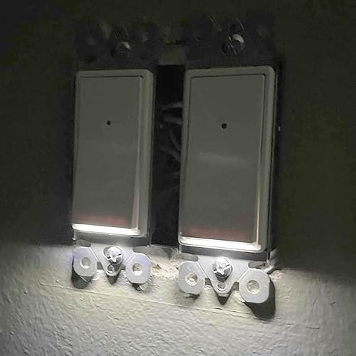 Miniatura 4 de Interruptor de luz de poste Sigle iluminado y salida de pared TR de luz nocturna (4+4)