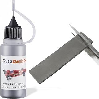 pinedash pro Pinewood Car Weights Kit-Pinewood Weights&Graphite Powder-3OZ Stick-on Flexible Weight-0.5OZ Graphite Lubricant for Derby car Pine Derby Car Wheels Axles Speed