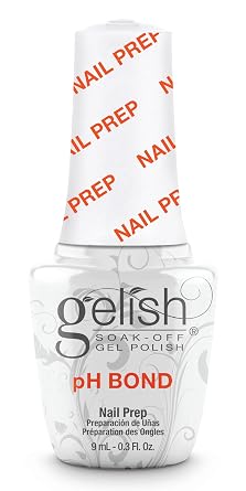 Gelish Mini pH Bond Nail Prep - pH Balancing Primer for Enhanced Gel Adhesion, Quick-Drying Formula, Nail Preparation for Long-Lasting Manicures, 0.3 oz.
