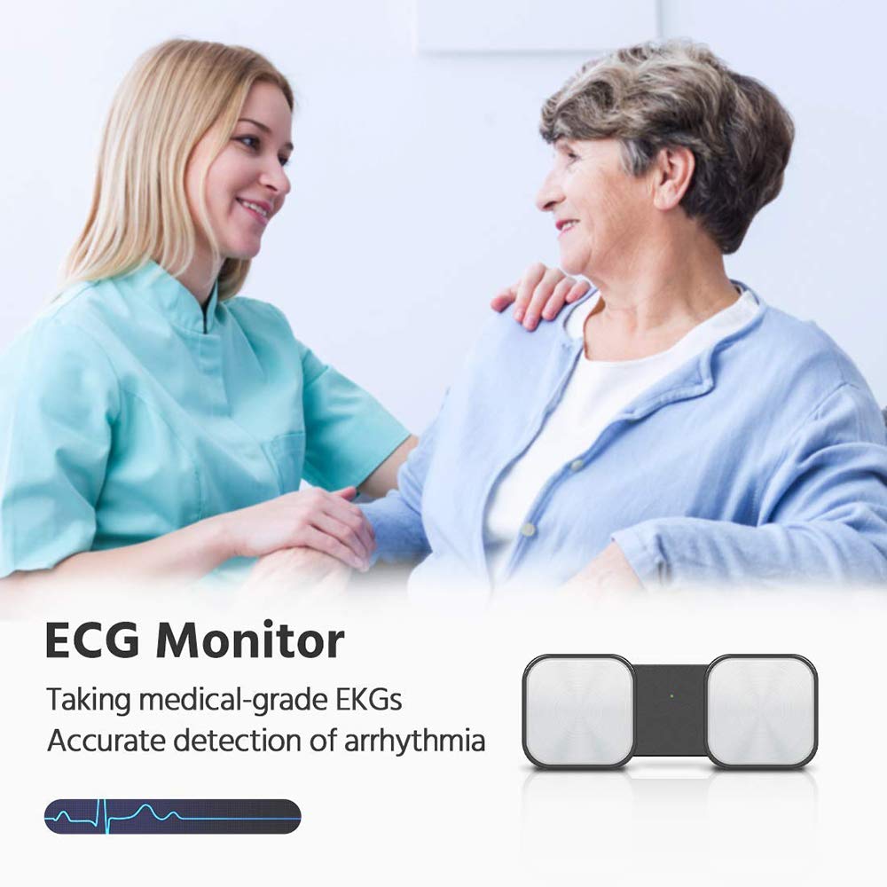 Portable EKG Heart Monitor Wireless Heart Rhythm Tracking Without ECG