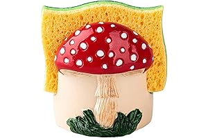 Mushroom Ceramic Sponge Holder | Kitchen Caddy Organizer