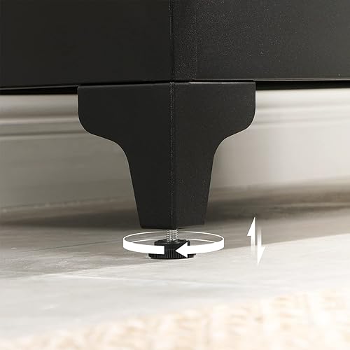 Miniatura 8 de SONGMICS Gabinete de Garaje, Gabinete de Almacenamiento de Metal con Puertas y Estantes, para Oficina en Casa, Garaje y Cuarto de Servicio, Negro