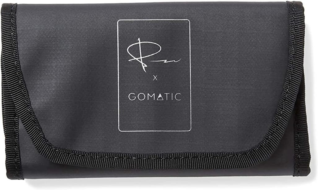 Gomatic McKinnon Memory Card Case- Durable SD Memory Card Protective Holder, Fits 6 SD & 2 C-Fast Cards with Zipper Pocket for Mini-SD