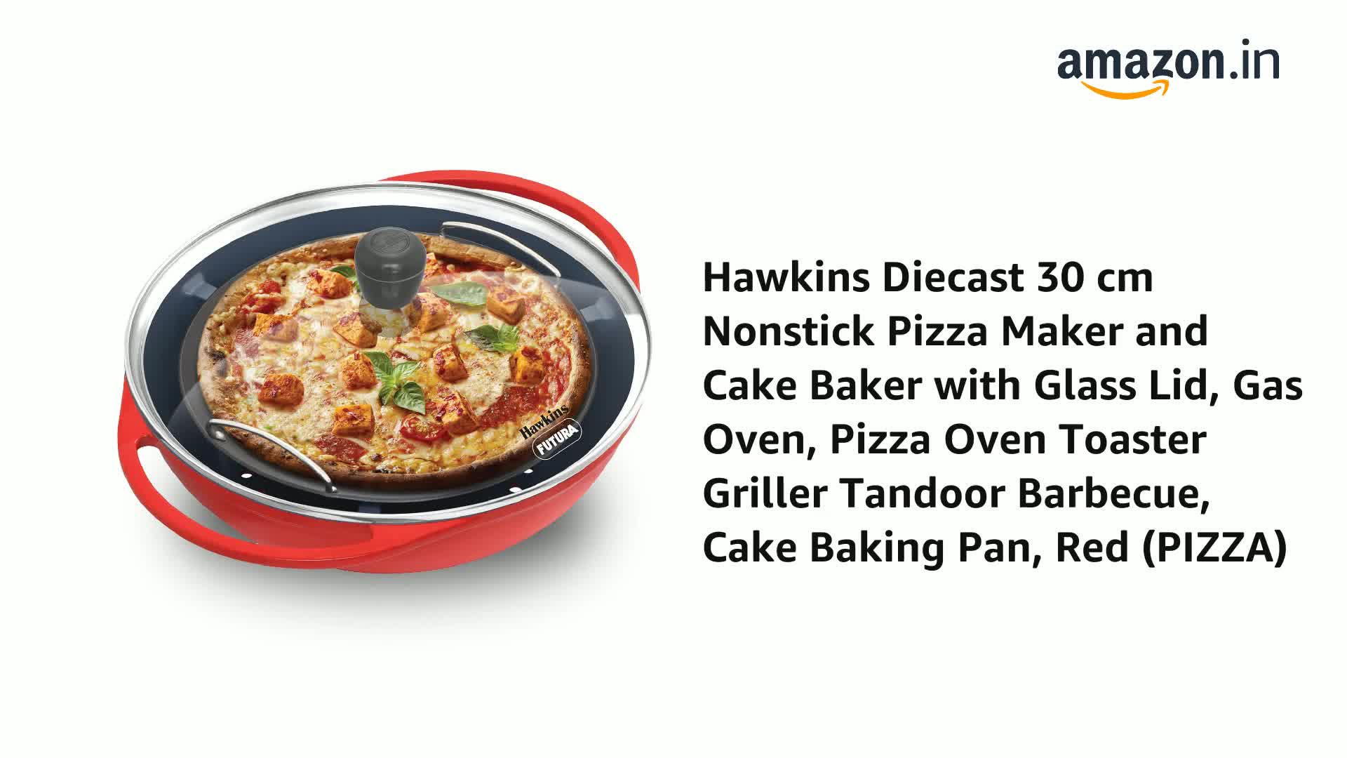 Buy Hawkins Diecast 30 cm Nonstick Pizza Maker and Cake Baker with