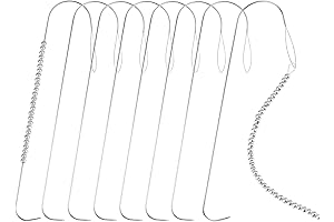 SAVITA 8pcs Curved Needles for Beading