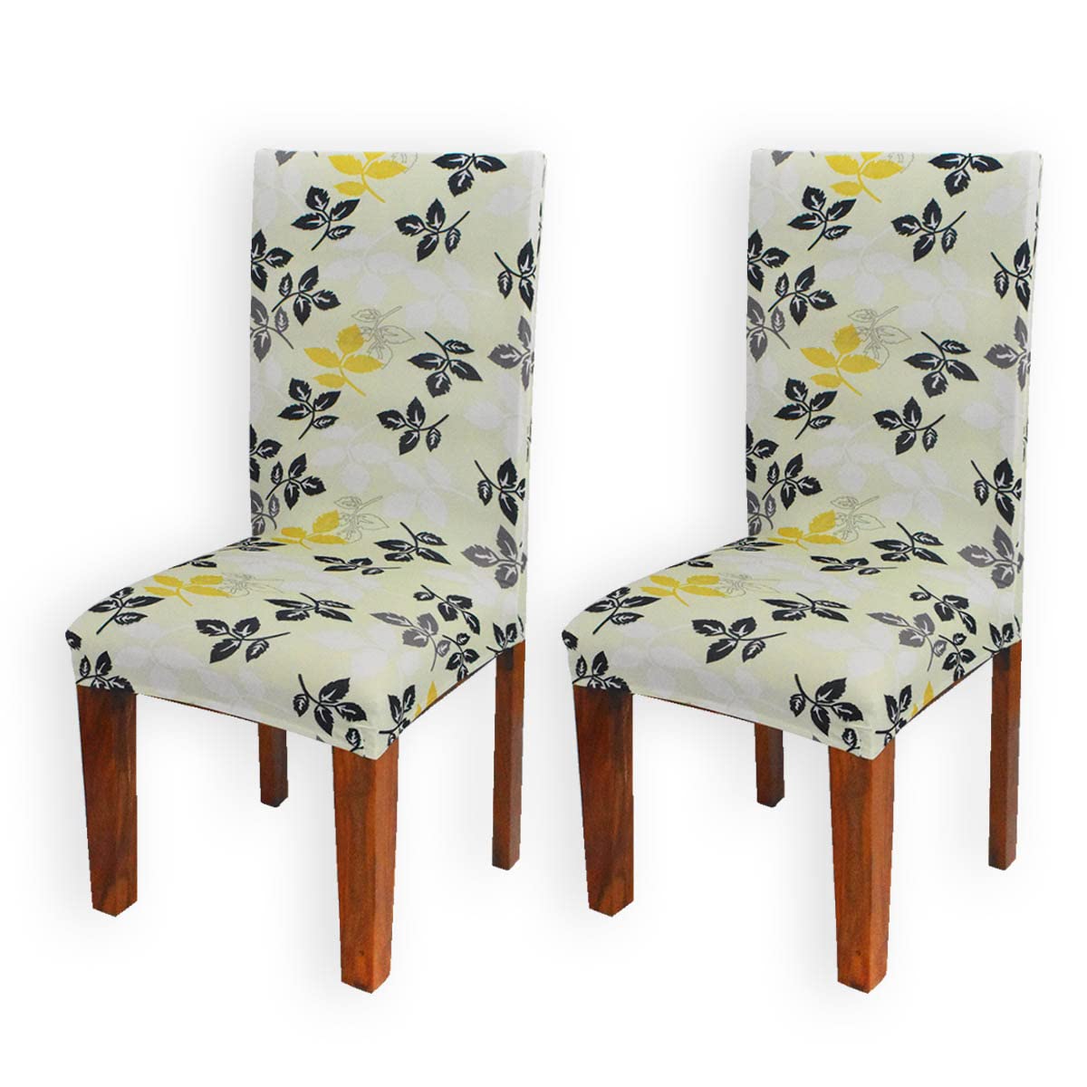 FABRIGAANZA Stretchable Printed Soft Chair Cover Set of 2 Pc/Elastic Dining Chair Cover - Easily Removable Slipcovers | Washable Seat Protector Floral Printed FGCC0010 Green (B09RBB1GR9) Amazon Price History, Amazon Price Tracker