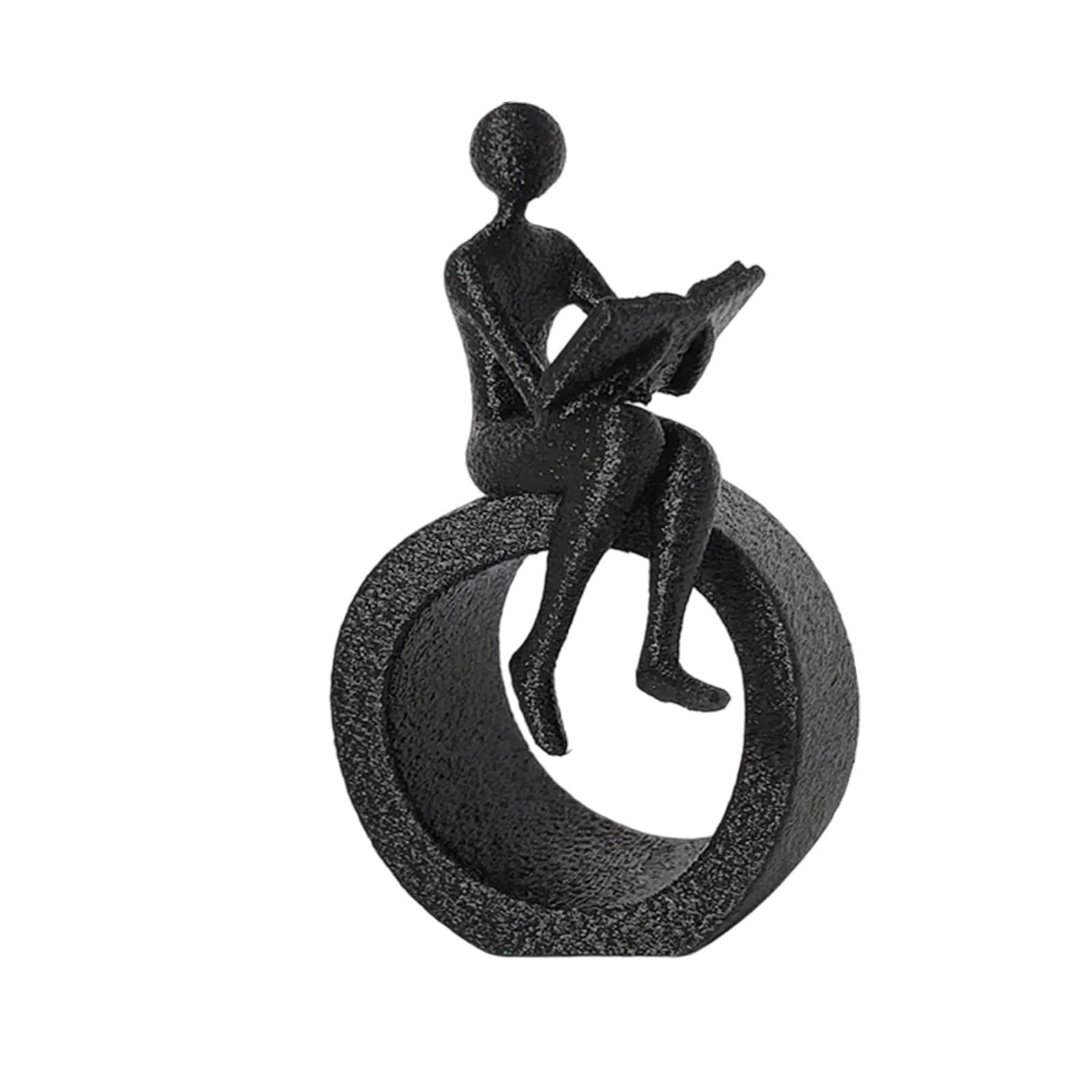 NVOQILIN Abstract Art Reading Statue Moderns Bookshelf Decor Sculptures Collectibles Abstract Art Sculpture Home Decors