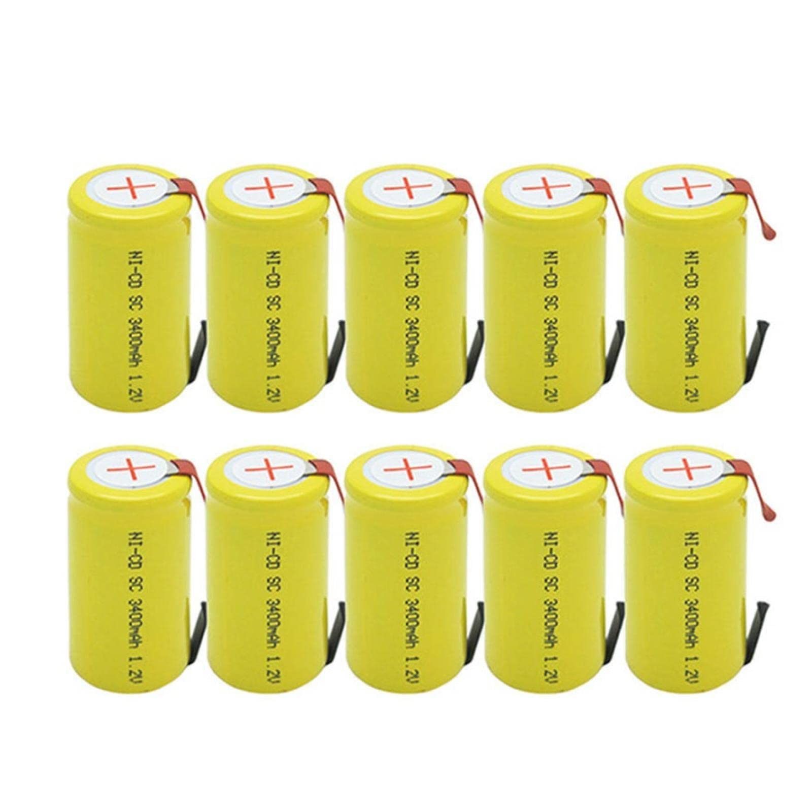 Buy NOOPIOR 1.2v 3400mah Battery, Rechargeable for Diy Bosch Hitachi