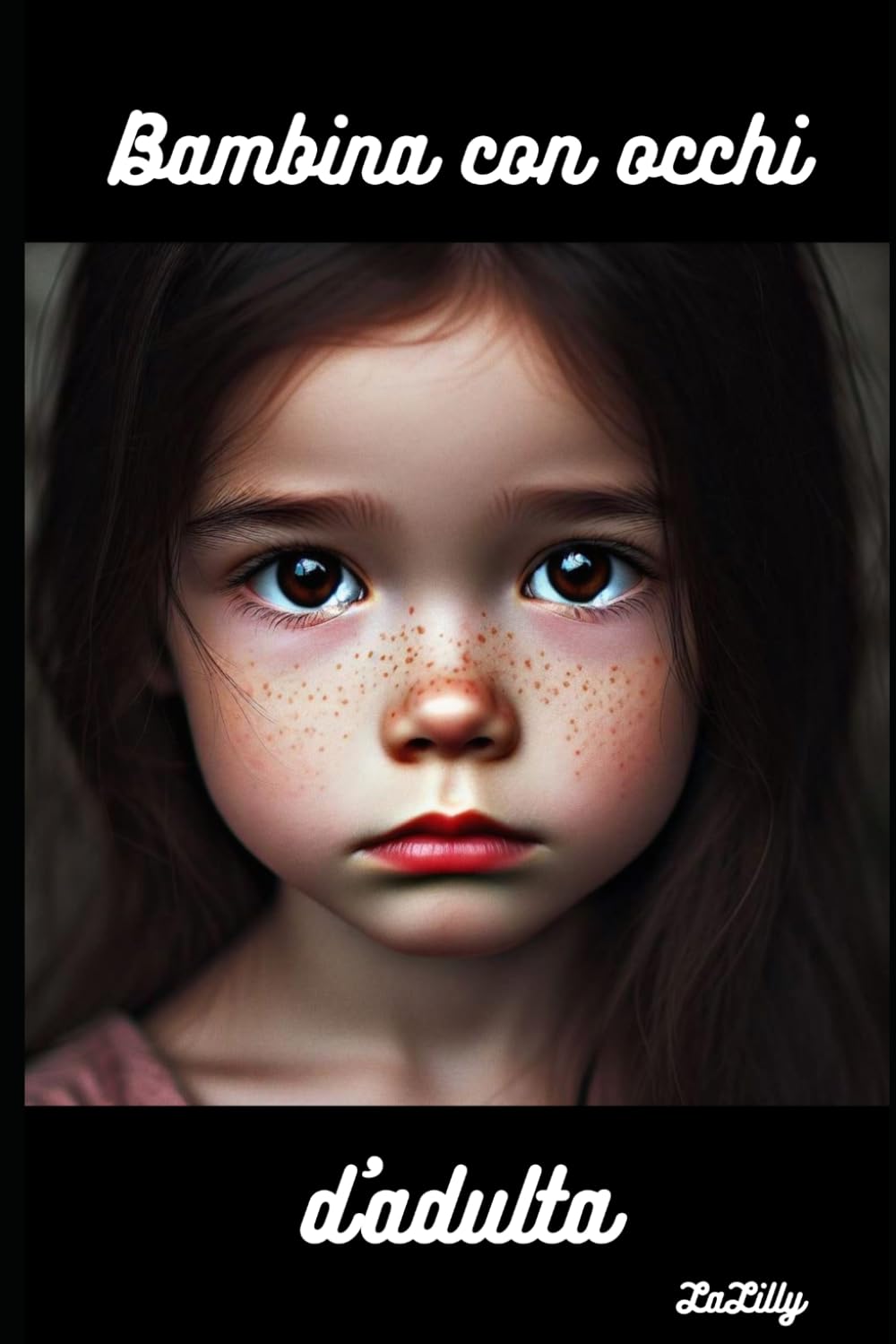 Bambina con occhi d'adulta
