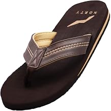 NORTY Mens Casual Thong Flip Flops & Sandals for Beach, Pool & Everyday