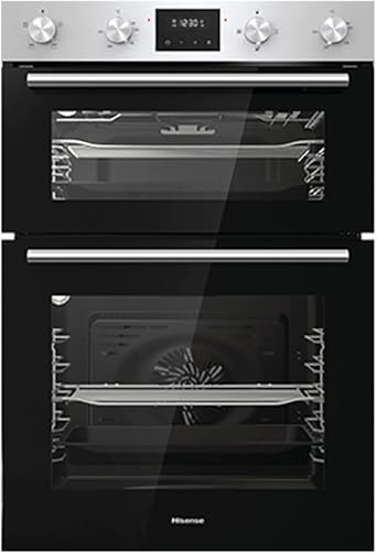 Hisense Electric Double Oven with Built-in Hob, 88cm x 60cm, Stainless Steel, A/A Energy Rating [Energy Class A+]