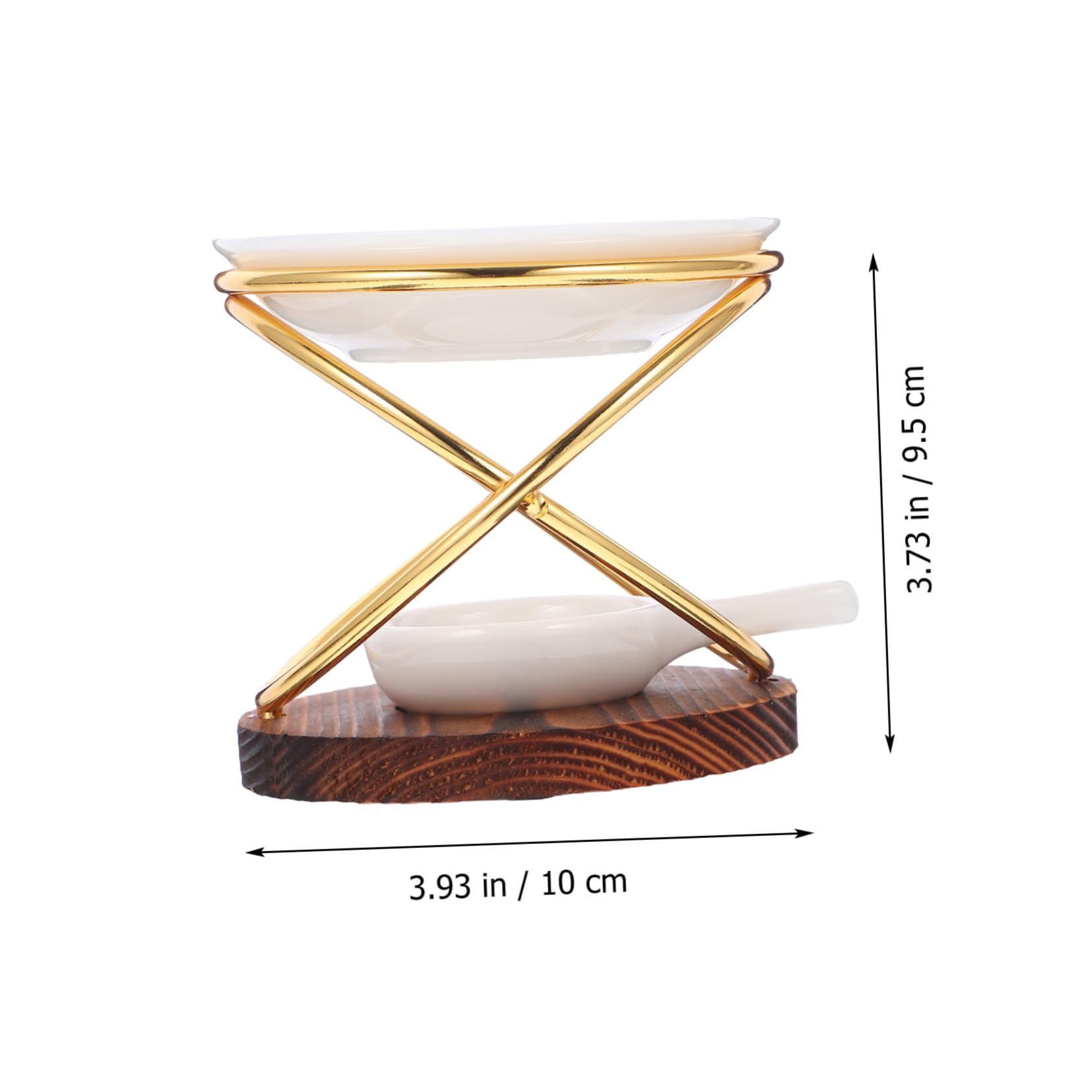 ULTECHNOVO 3stücke Ceramic Teelichthalter Diffuser Mit Und Eisenbasis Eleganter Duftlampe Für Ätherische Öle Für Zuhause Und Büro Fördert Entspannung Und Stressabbau
