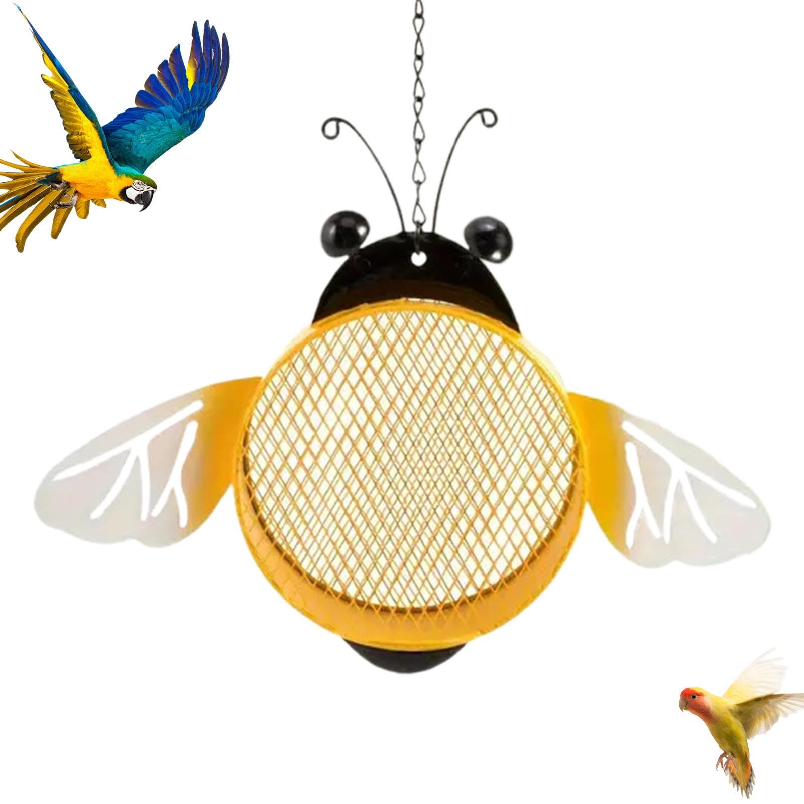 Mangeoire à oiseaux en fer grande capacité fournitures suspendre