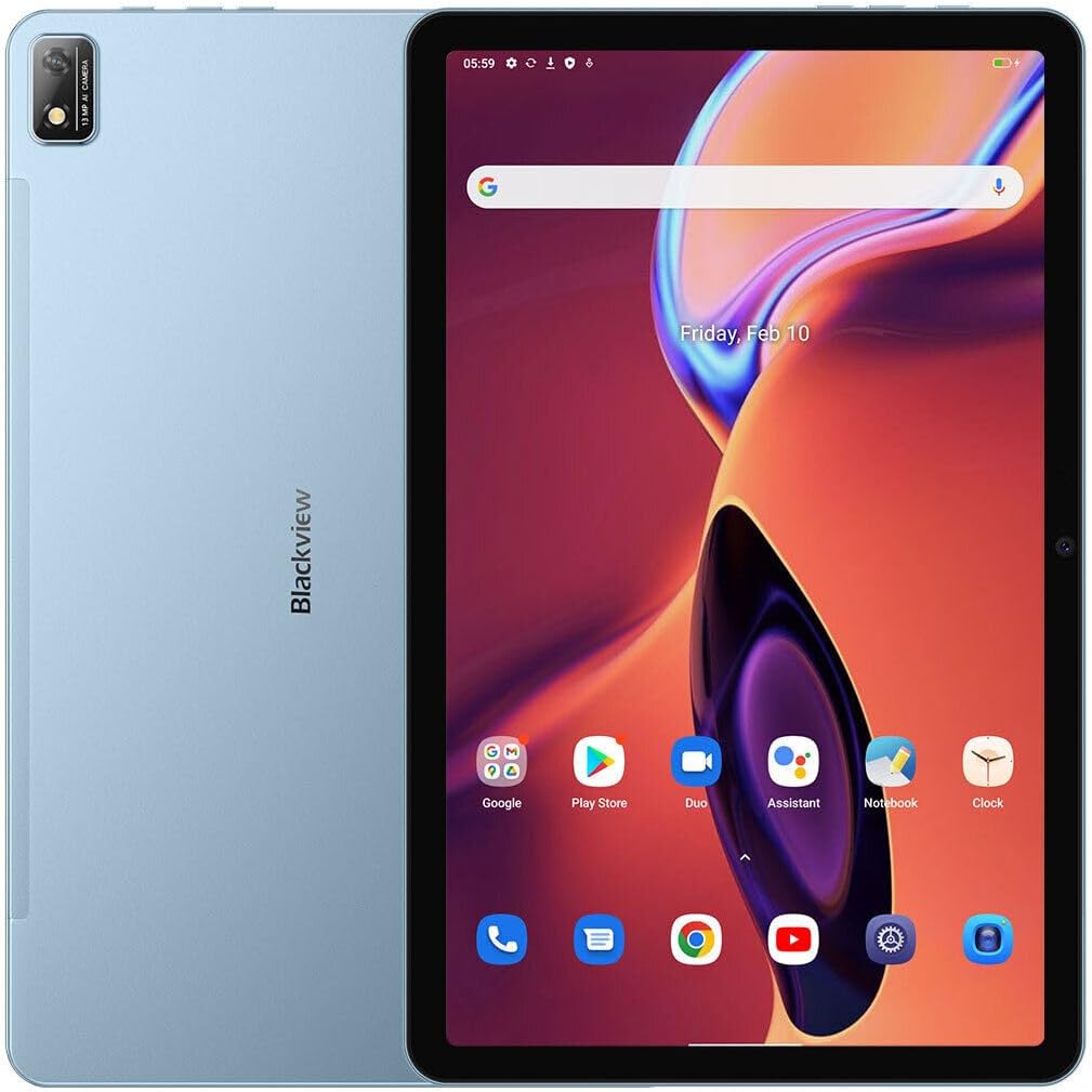 Tab 16 (Dual Sim - Android 12-11'' - 4G/LTE - 256 GB, 8 GB RAM) Blue