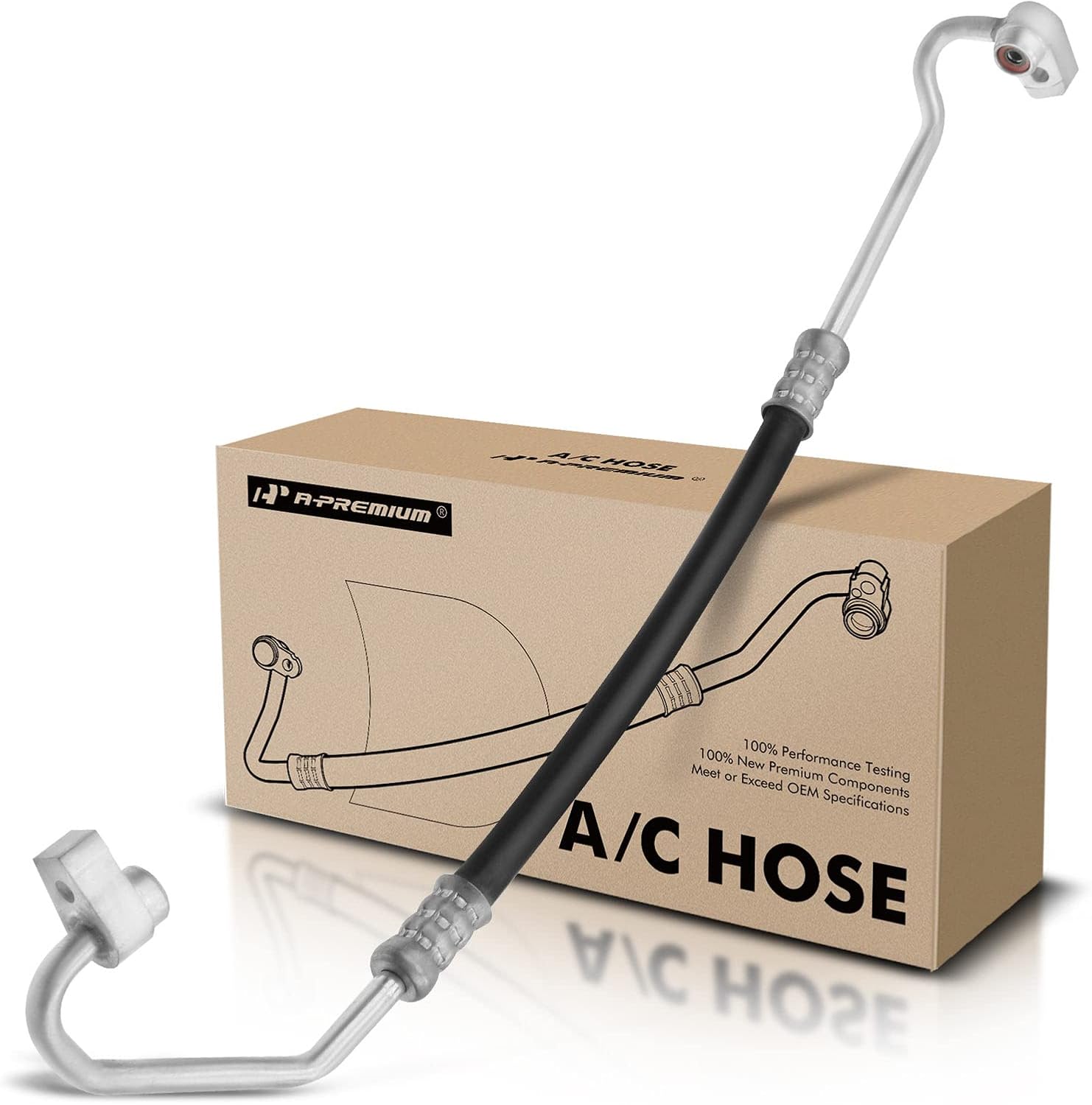 A-Premium A/C Liquid Line Hose Assembly Compatible with Ford Edge 2015-2018 & Lincoln MKX 2016-2018, 3.5L 3.7L, Condenser to Evap, w/o Orifice Tube