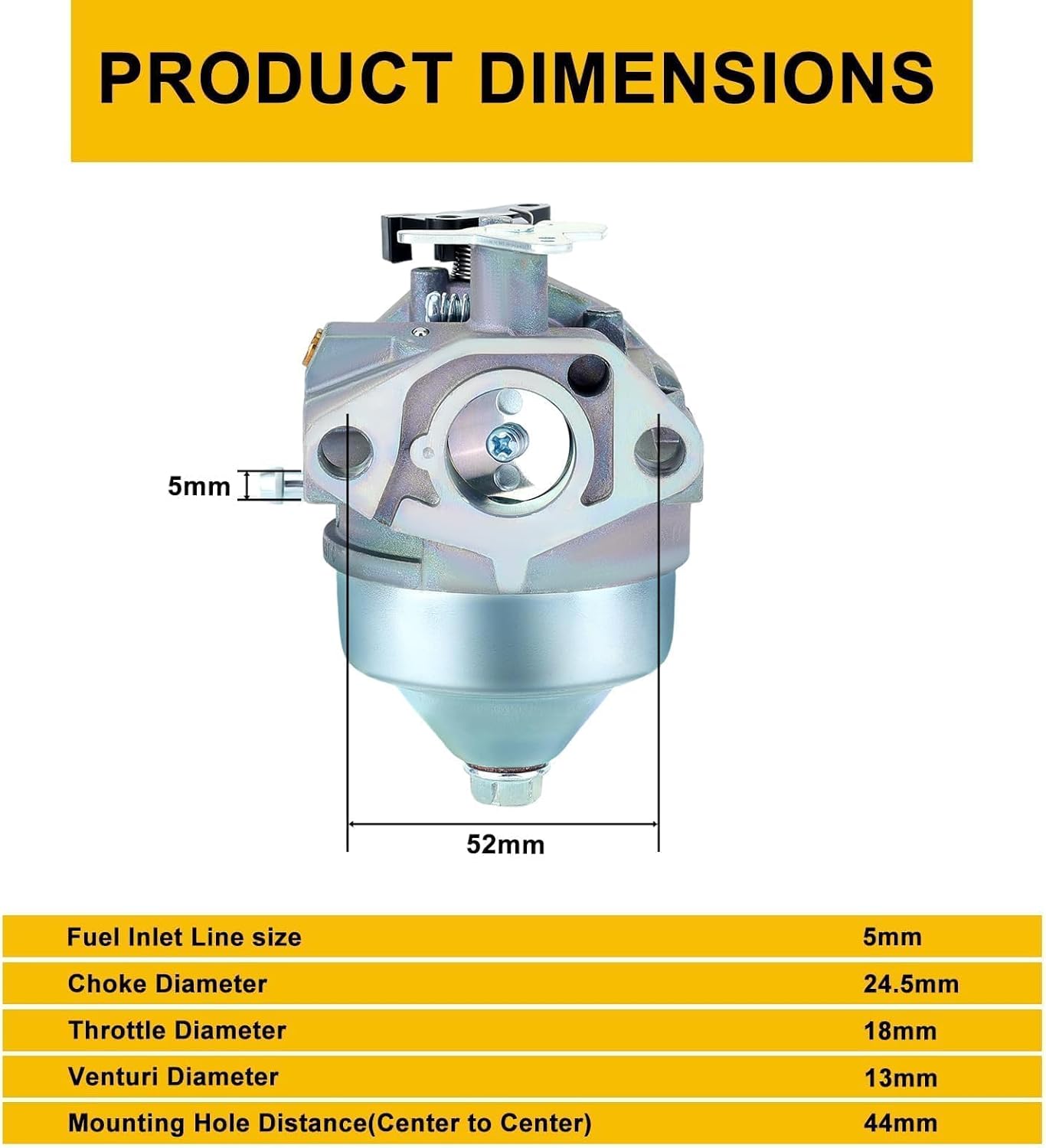 Panari GCV190 Carburetor for Honda GC190 GCV 190 GCV190A GCV190LA Engine HRX217 HRB217 HRB217 Lawn Mower Replace 16100-Z0Y-813 16100-Z0Y-812 16100-Z0Y-003